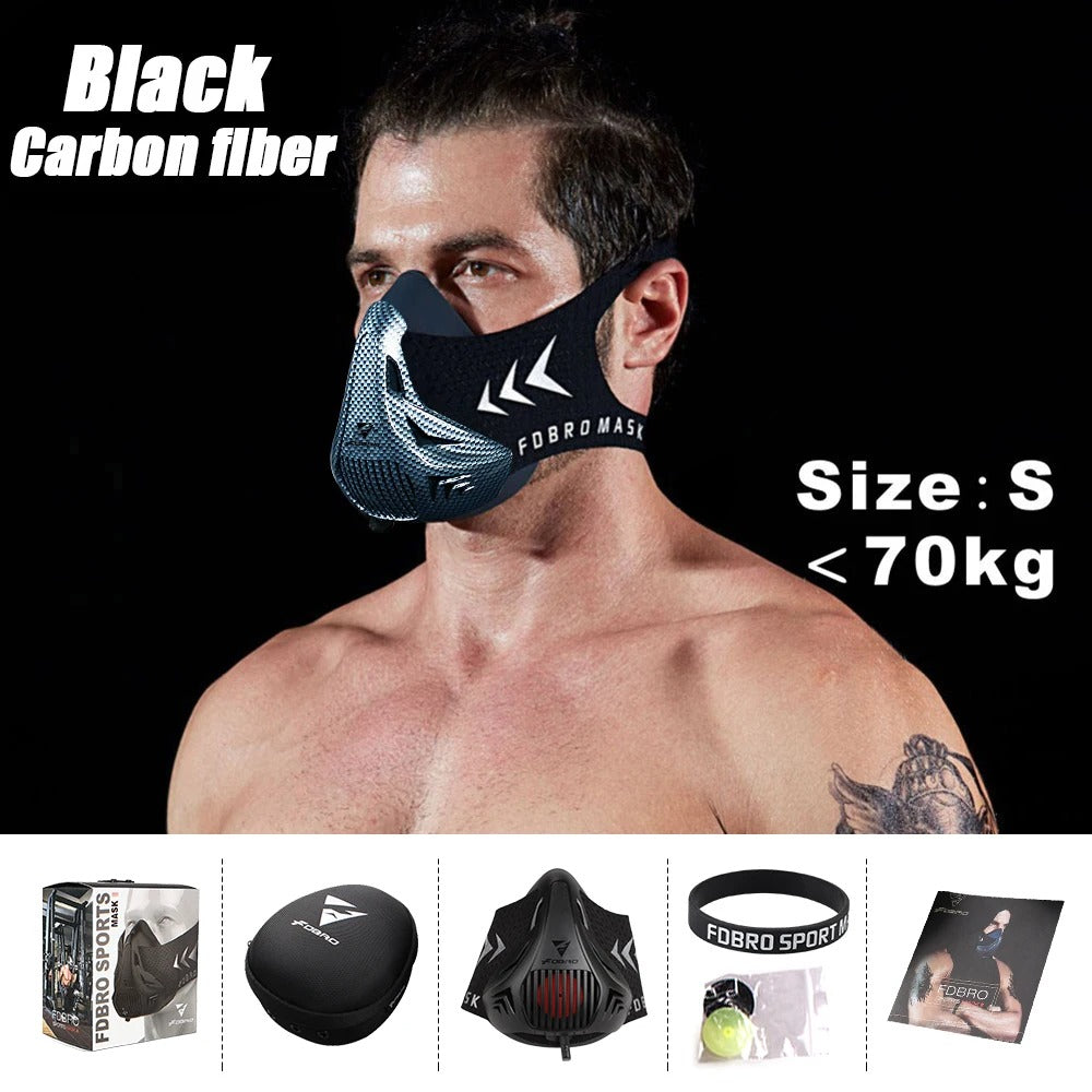 Fhizio Elevation Training Mask – Adjustable Breathing Resistance Mask for Cardio, HIIT & Endurance