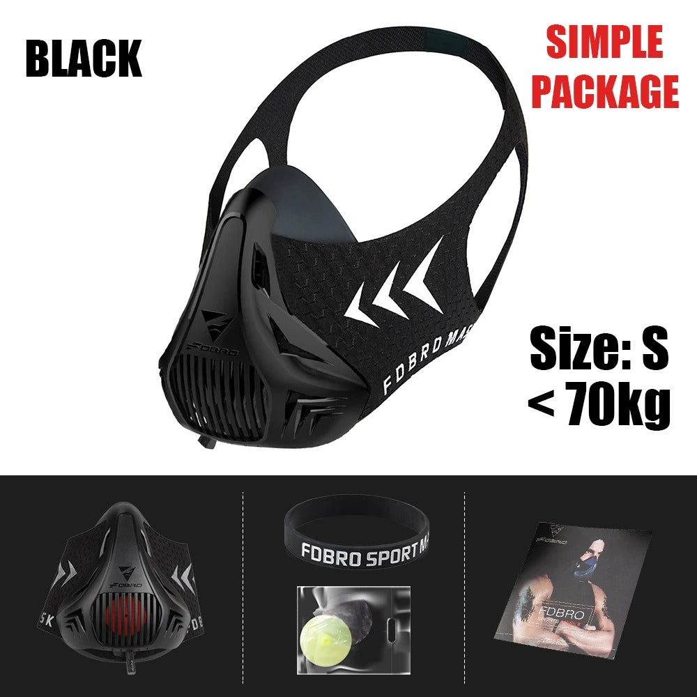 Fhizio Elevation Training Mask – Adjustable Breathing Resistance Mask for Cardio, HIIT & Endurance