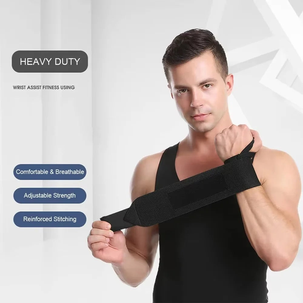 Gym Gear & Wraps – Wrist Support for Weightlifting & Fitness