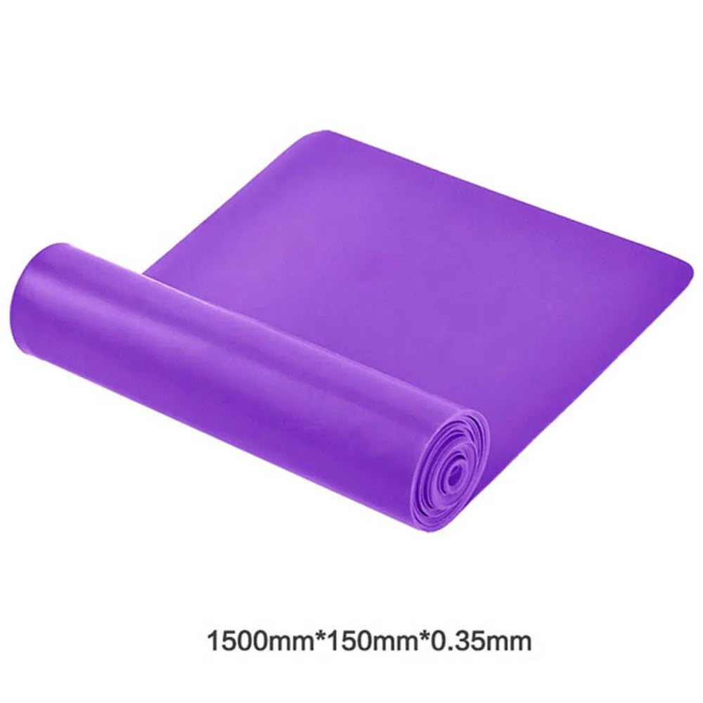Fhizio Latex Resistance Bands – Multi-Color Stretch & Rehab Exercise Bands