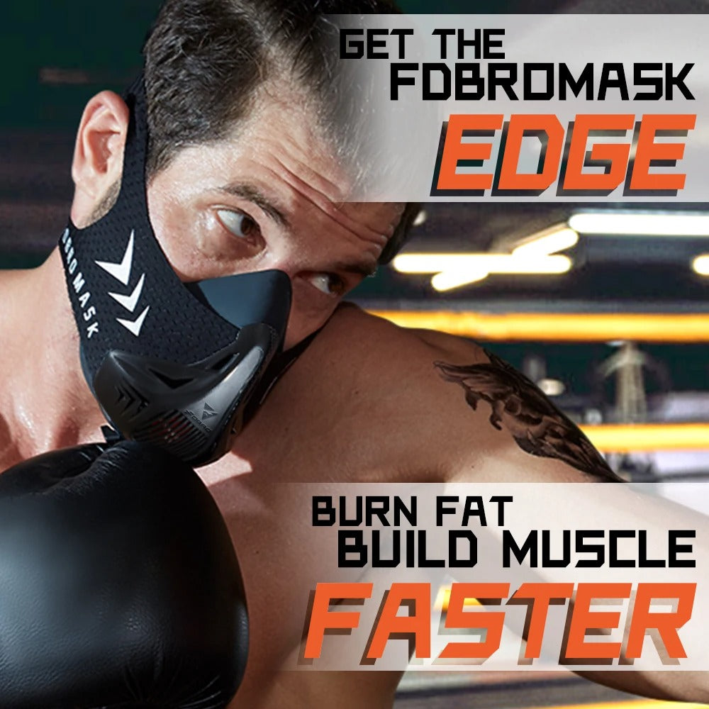 Fhizio Elevation Training Mask – Adjustable Breathing Resistance Mask for Cardio, HIIT & Endurance