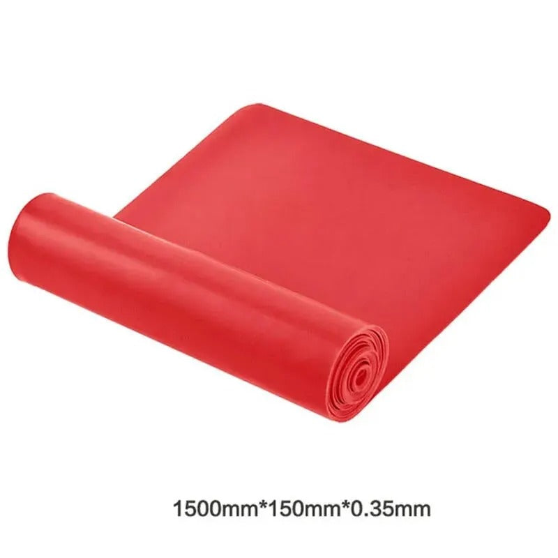 Fhizio Latex Resistance Bands – Multi-Color Stretch & Rehab Exercise Bands