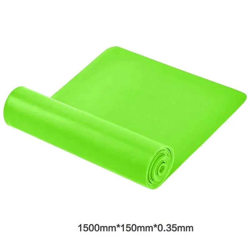 Fhizio Latex Resistance Bands – Multi-Color Stretch & Rehab Exercise Bands