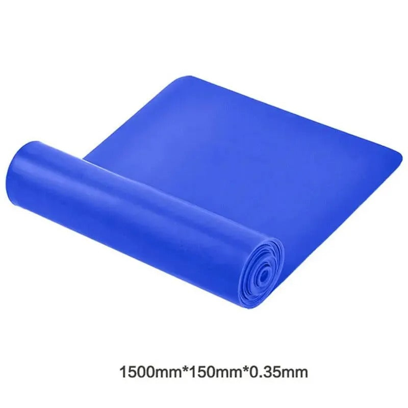 Fhizio Latex Resistance Bands – Multi-Color Stretch & Rehab Exercise Bands